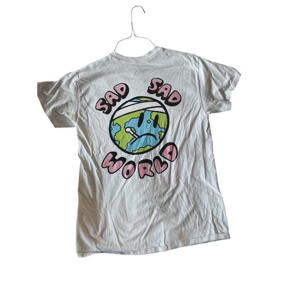 Alab Sad World T-Shirt Mens M - Picture 2 of 4